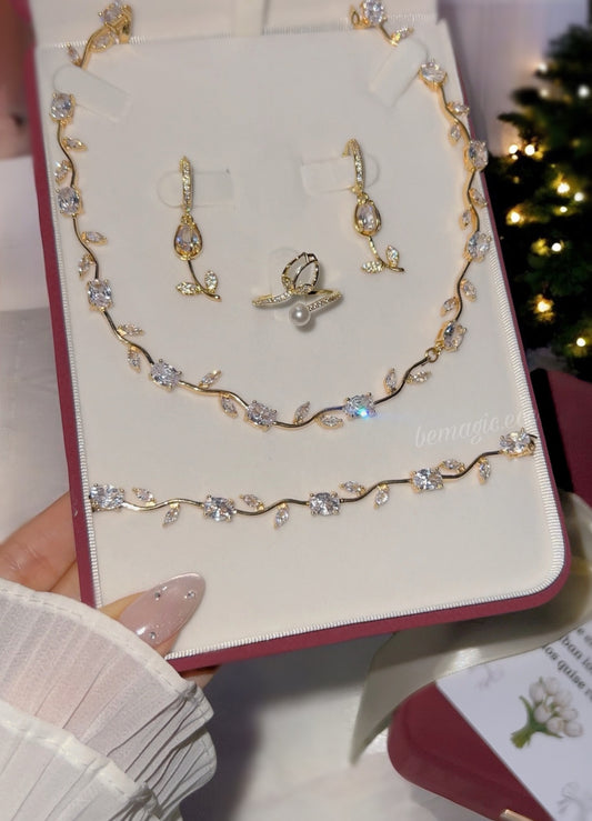 Conjunto tulipanes Blanco 💕🌷