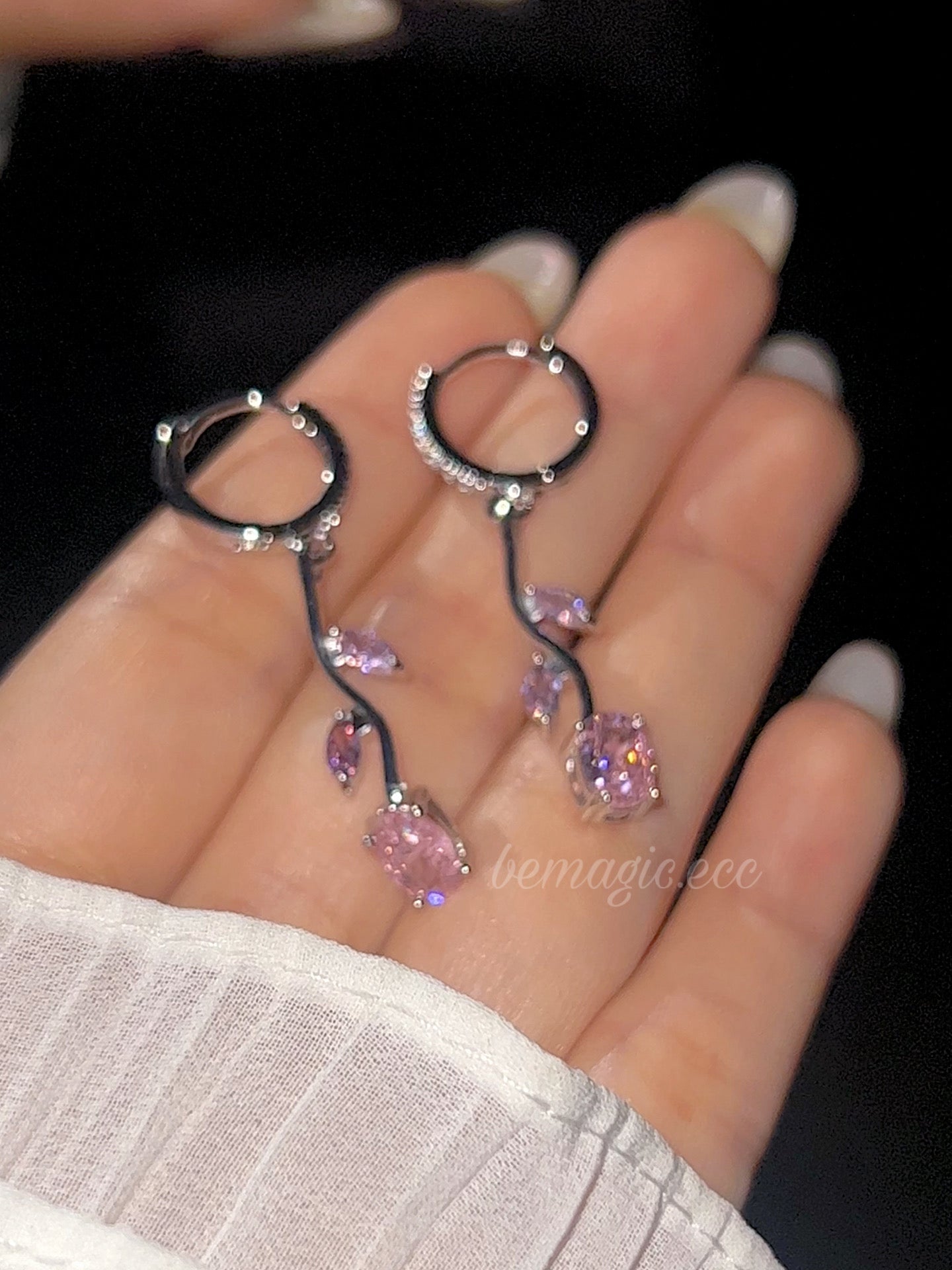 Tulips for her 🌷 Set Rosado y Plateado