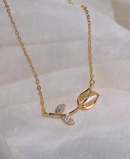 Cadenita básica de tulipán