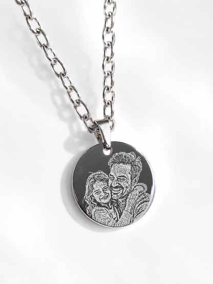 Collar Papá mi lugar seguro 💙
