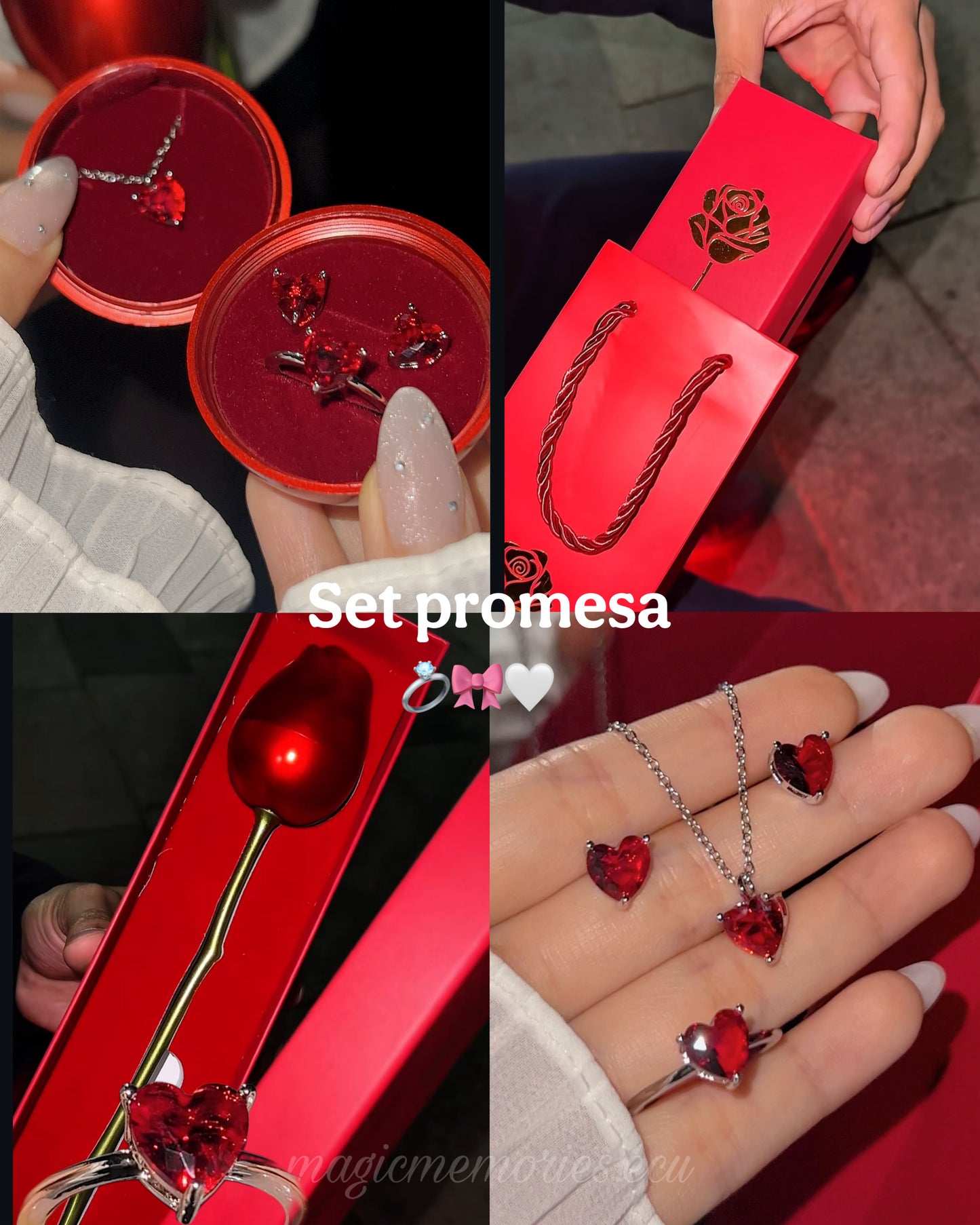 Set promesa Amor en Navidad 🎀🎄💍