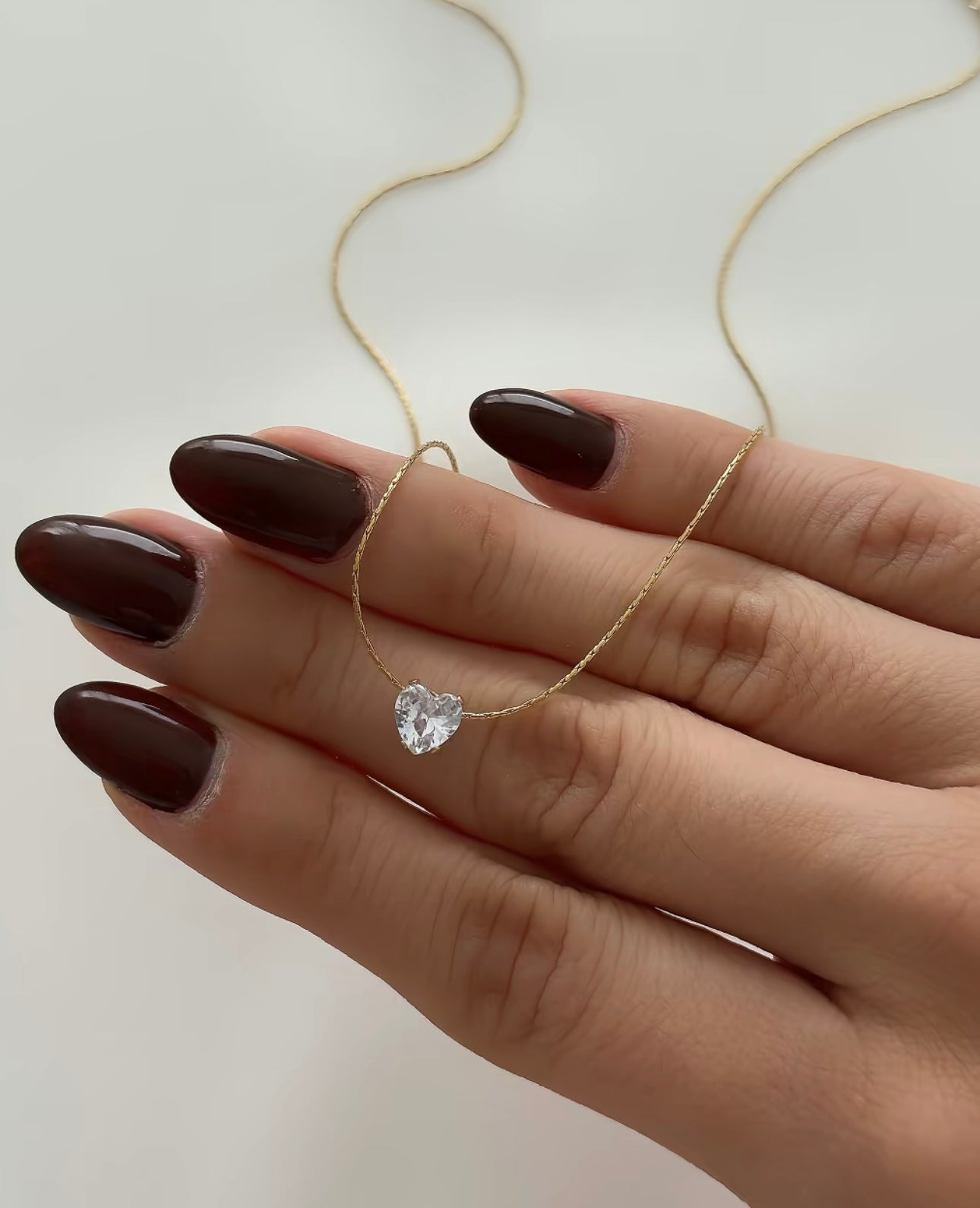 Cristal mini Heart necklace