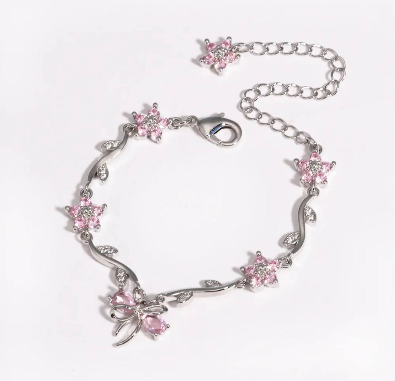 Brazalete floral Aurora 🎀🌸💖