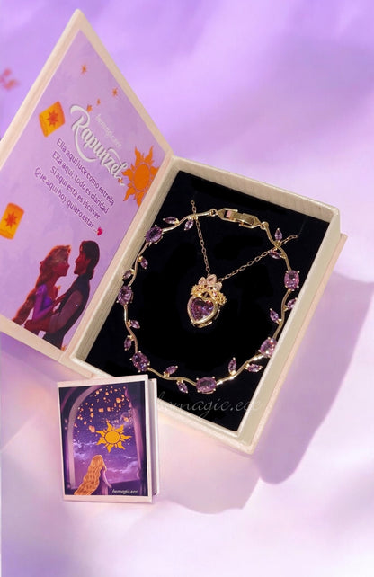 Set Tulipanes y Rapunzel 🌷💜