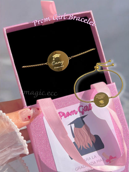 Prom Girl Bracelet  💖🎀 👩🏻‍🎓 pulsera Graduada – Edición Clásica