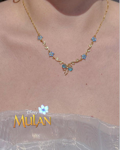 Collar Lazo Floral Princesas Disney 🌸🩵💕👑