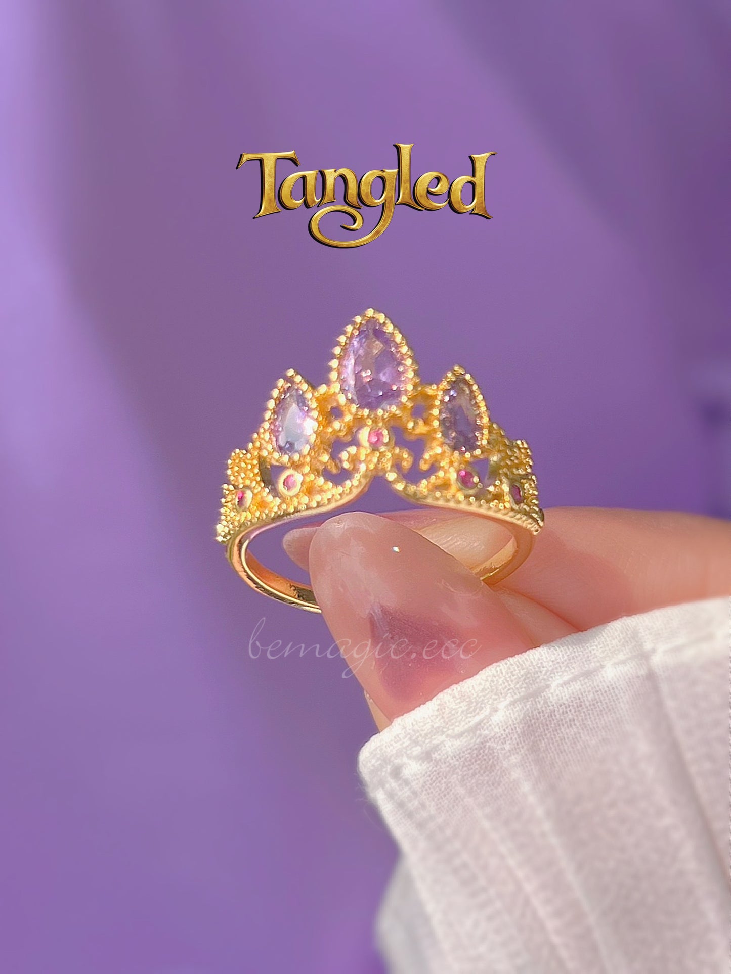 Anillos Rapunzel, Compra 3 y Joyero Gratis 💜☀️