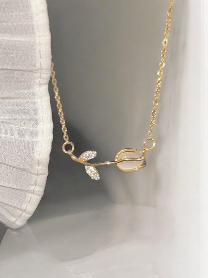 Cadenita básica de tulipán