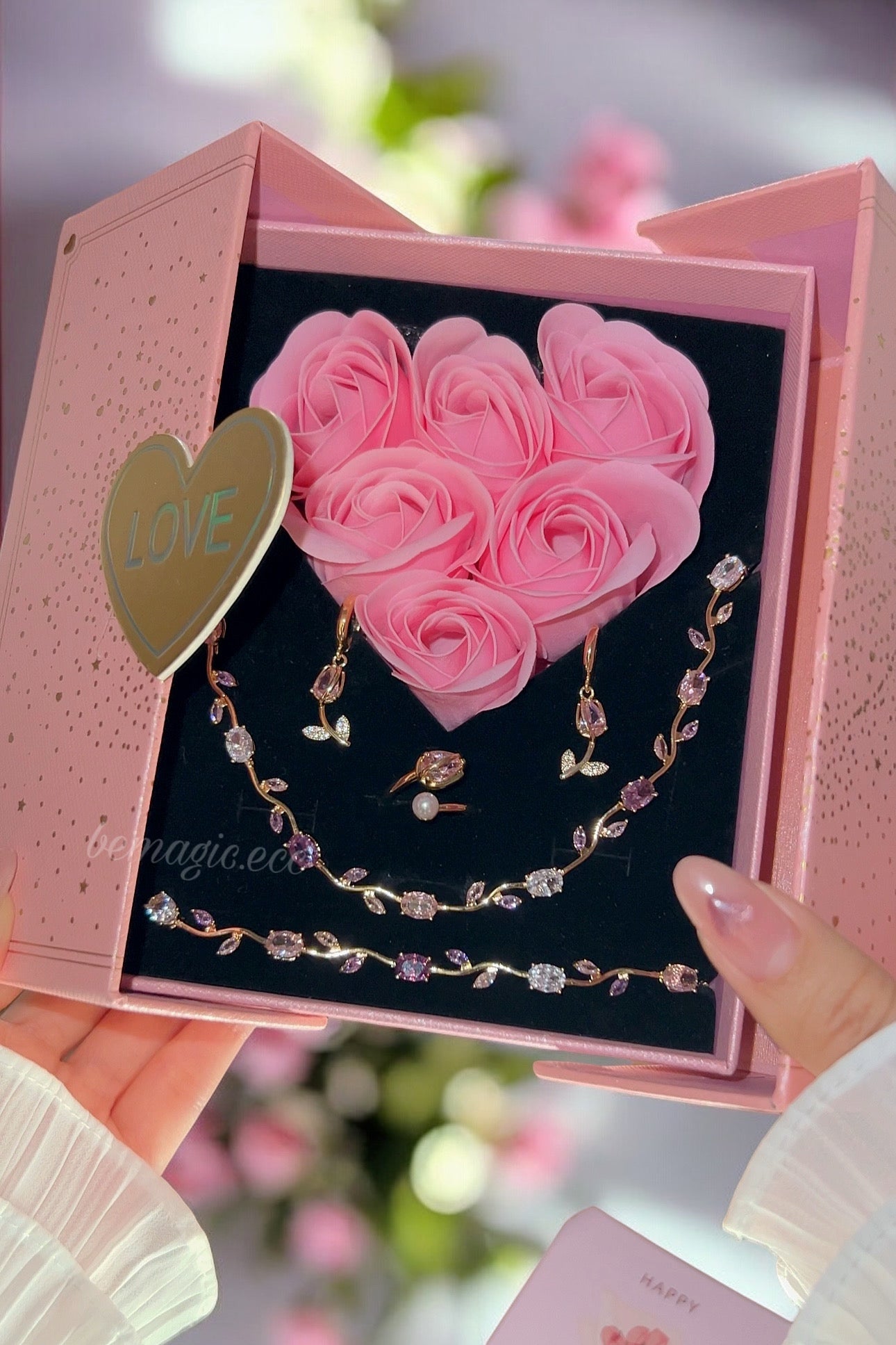 Tulips for Valentines 🌷 Set Rosado, Lila Dorado