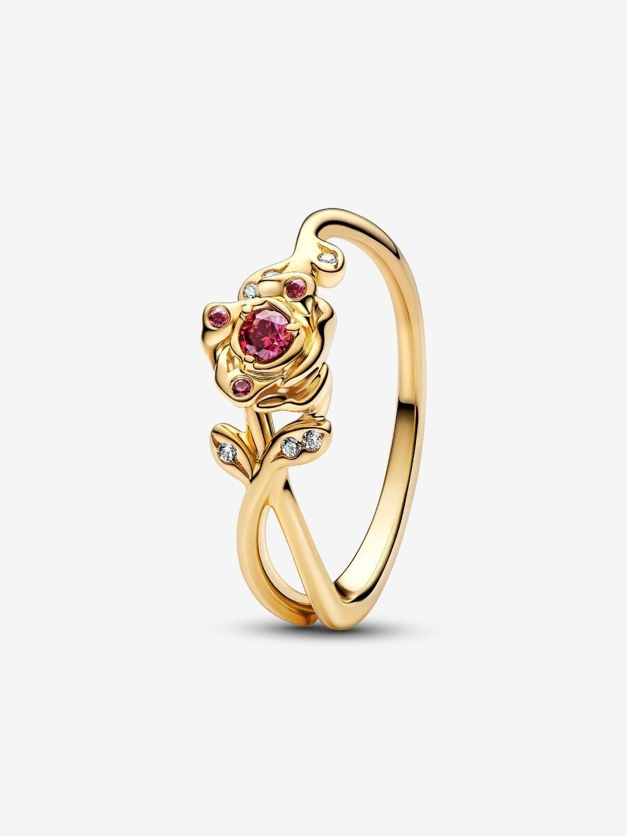 Anillo Bella y Bestia Plata 925