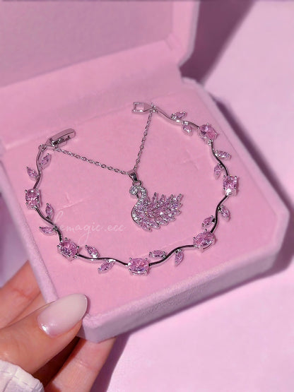Set Amor y Lealtad 💍🌷 Cisne y Tulipanes