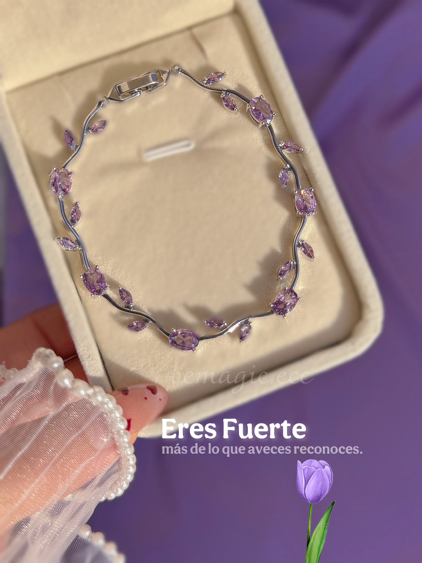 Brazaletes Mujer eres Escencia 💜