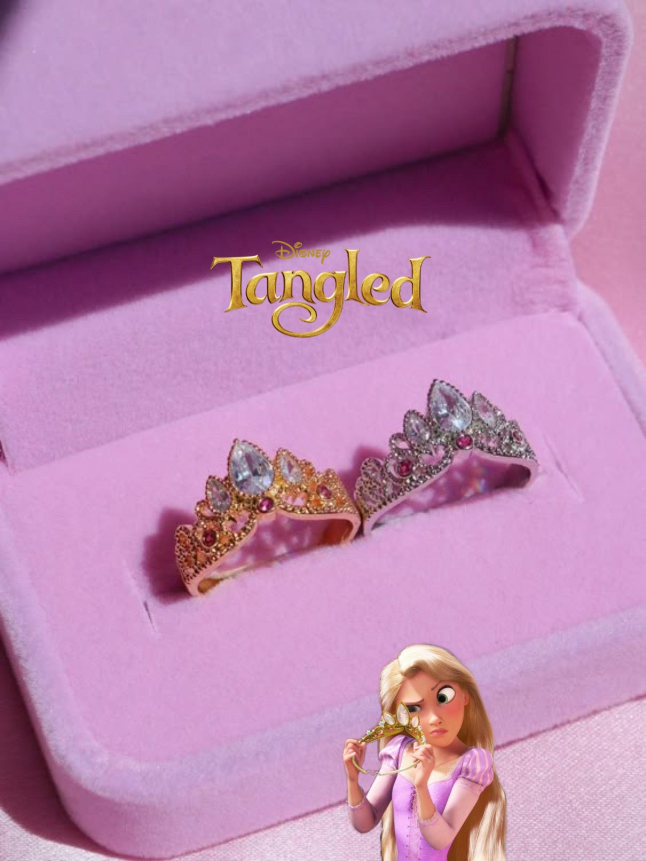 Anillo Corona de Rapunzel 🌸💖