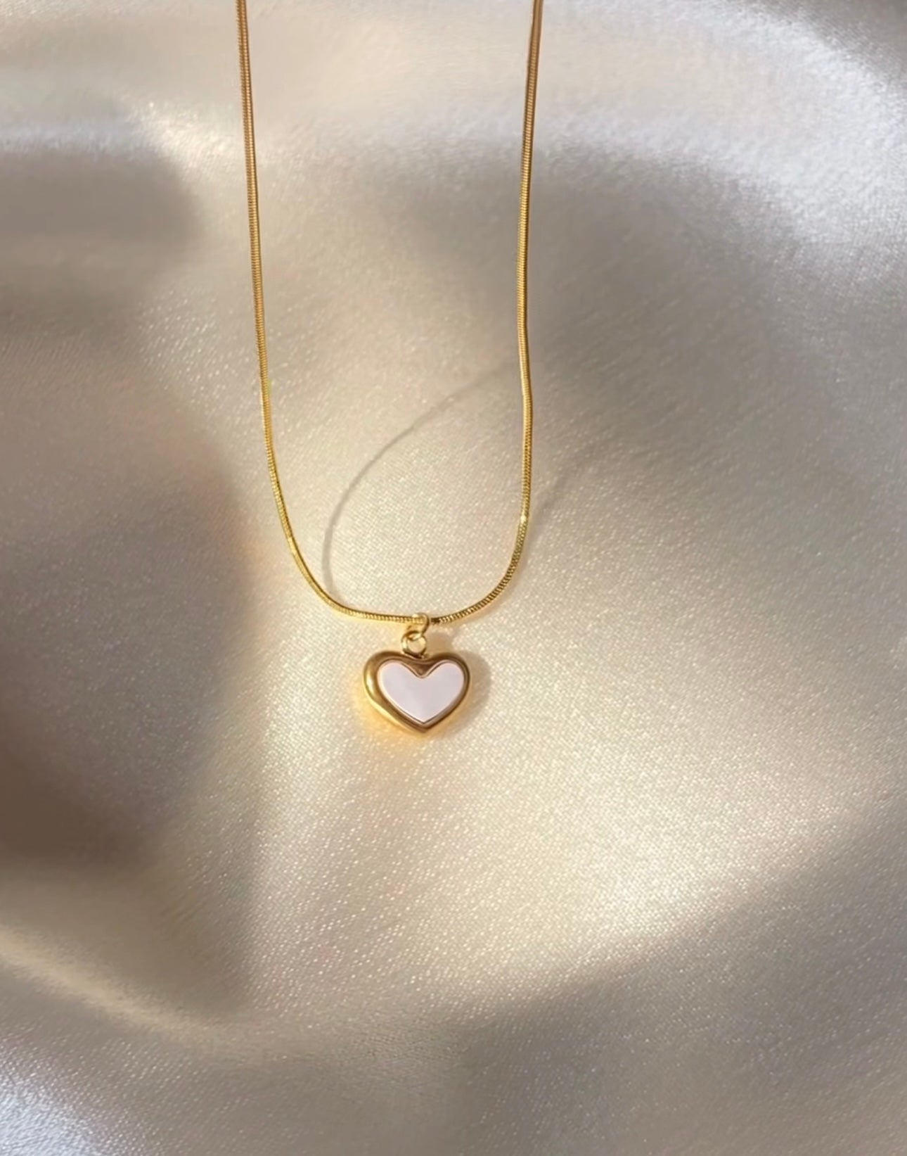 Collar promesa White Heart 💕