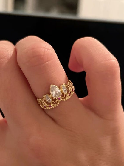Anillo Corona de Rapunzel 🌸💖