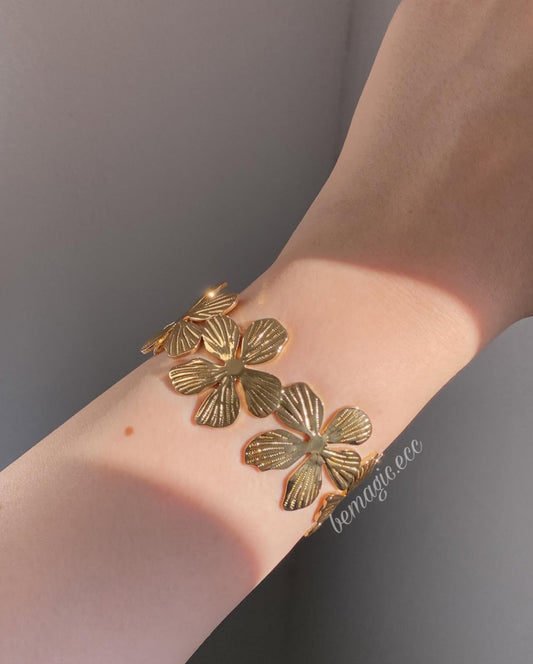 Brazalete flower Chunky ✨