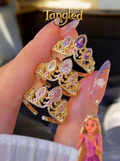 Anillo Corona de Rapunzel 🌸💖