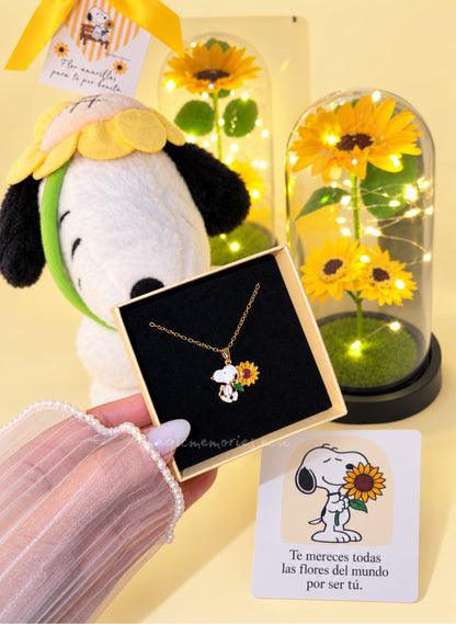 Snoopy y Flores amarillas 🌻💛
