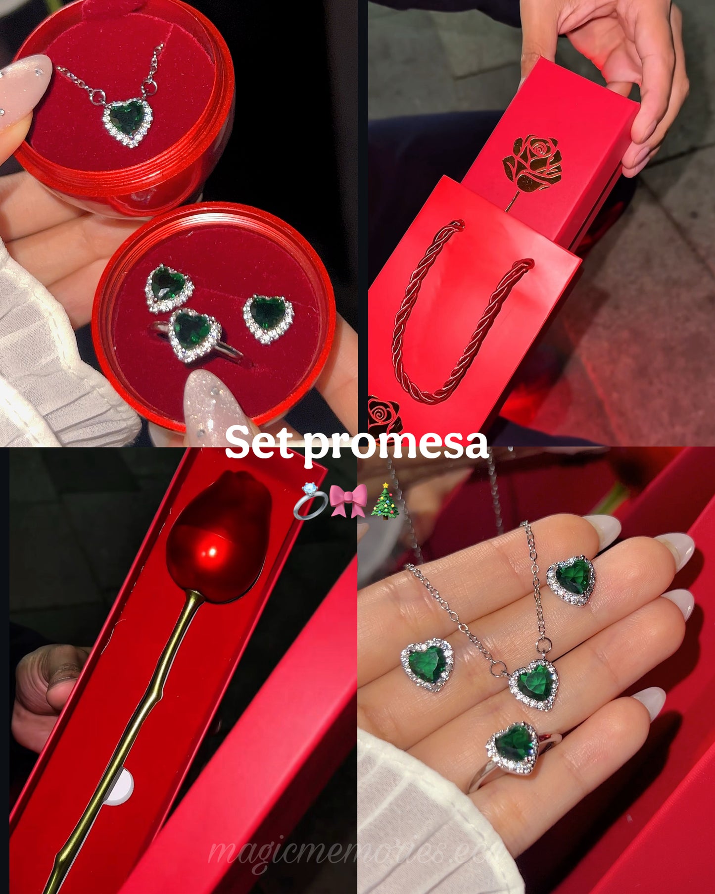 Set promesa Amor en Navidad 🎀🎄💍