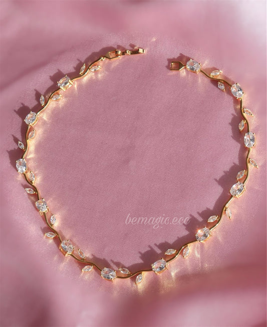 Collar Jardín de tulipanes 🌷 🤍