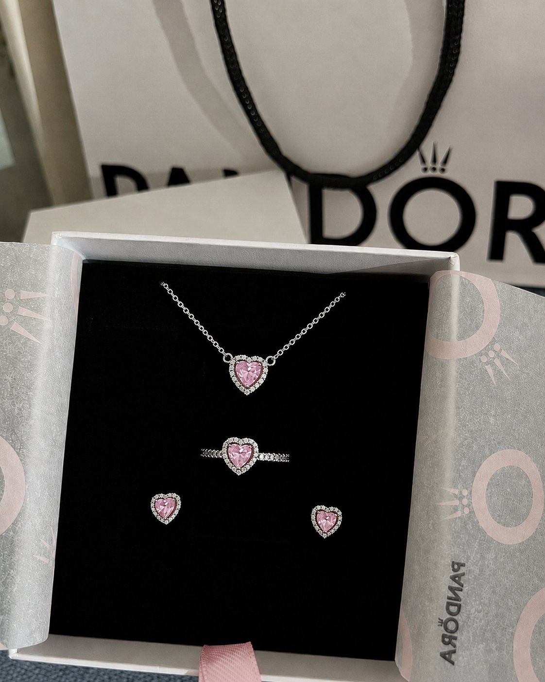 Juego Pandora Rosado 💗