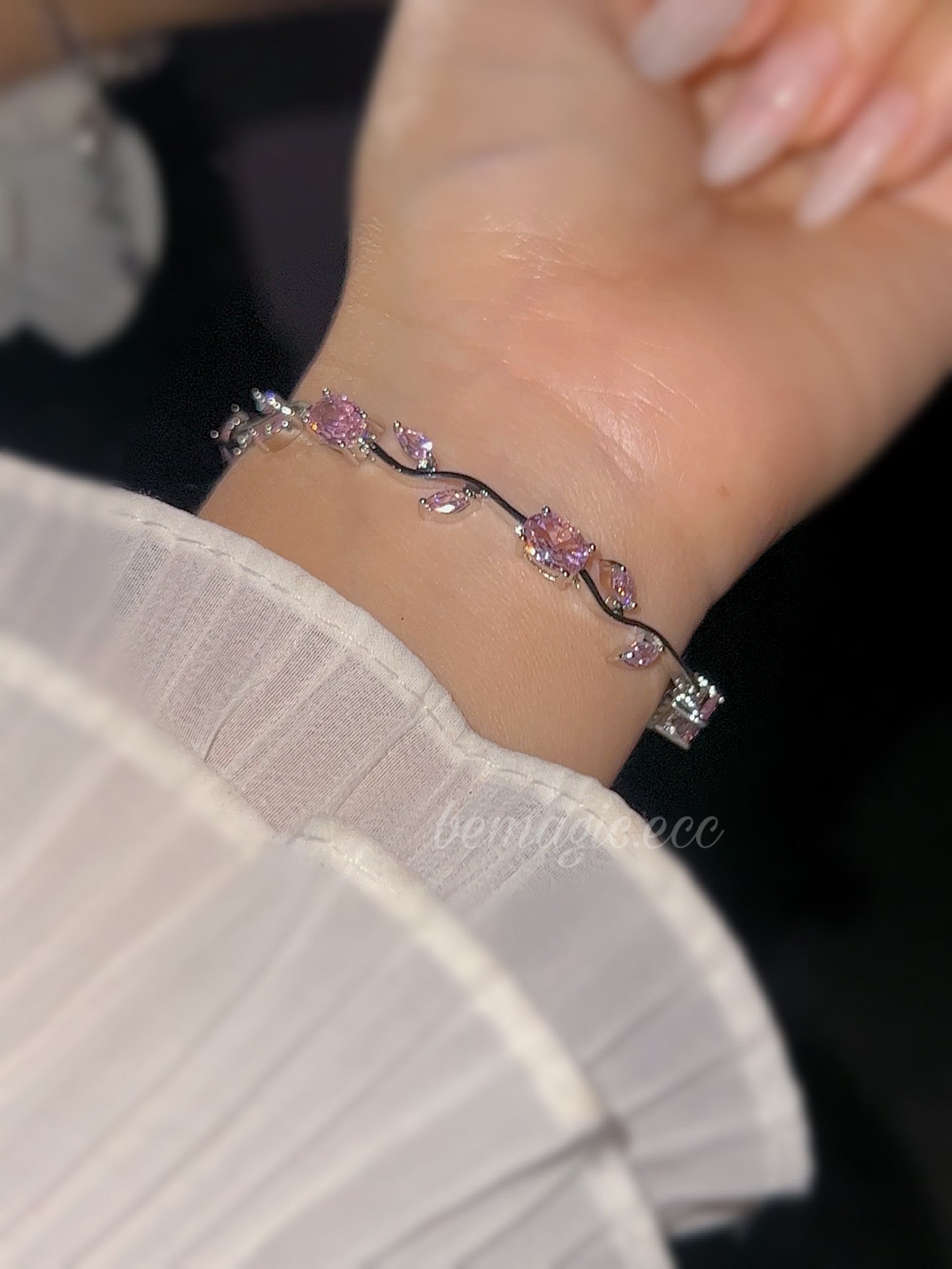 Tulips for her 🌷 Set Rosado y Plateado