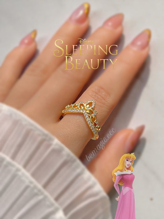 Anillo Aurora Bella Durmiente💖👑