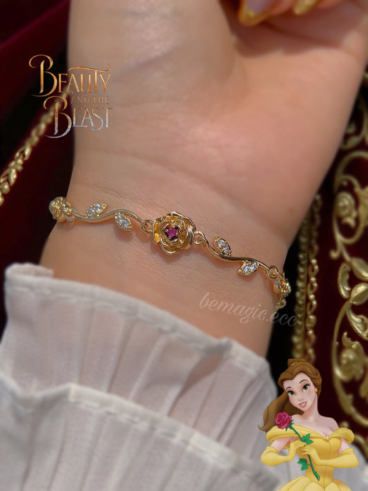 Brazalete inspirado Bella y Bestia 🌹✨