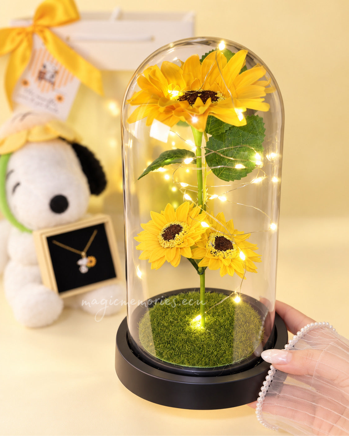 Snoopy y Flores amarillas 🌻💛