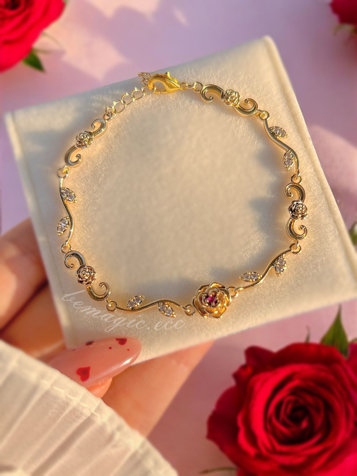 Set Bella Princess en cofre de rosa eterna 🌹♥️