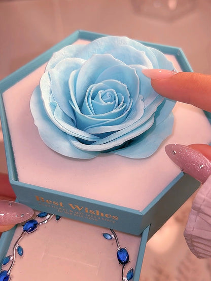 Set Blue Christmas 🩵🌷 brazalete tulipán/ envío gratis