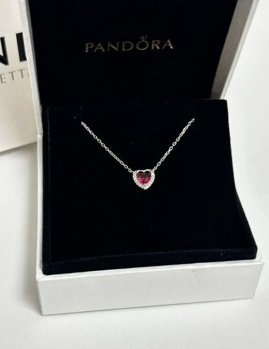 Heart red cristal set