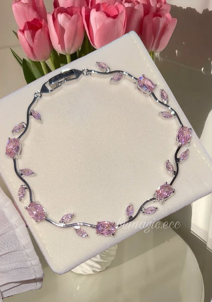 Brazalete tulipán Pink Girl 🎀🌷