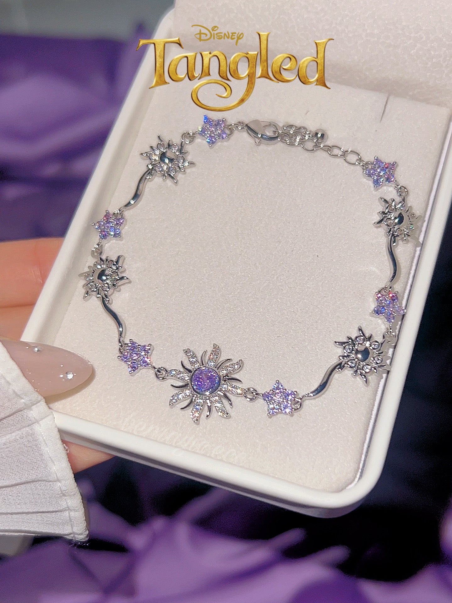 Sol Jardín de Rapunzel☀️🌸 Plateado – Be Magic Accesorios