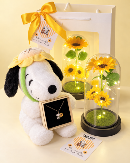Snoopy y Flores amarillas 🌻💛