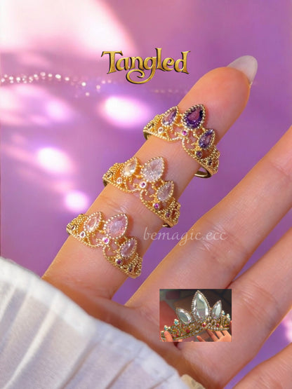 Anillo Corona de Rapunzel 🌸💖