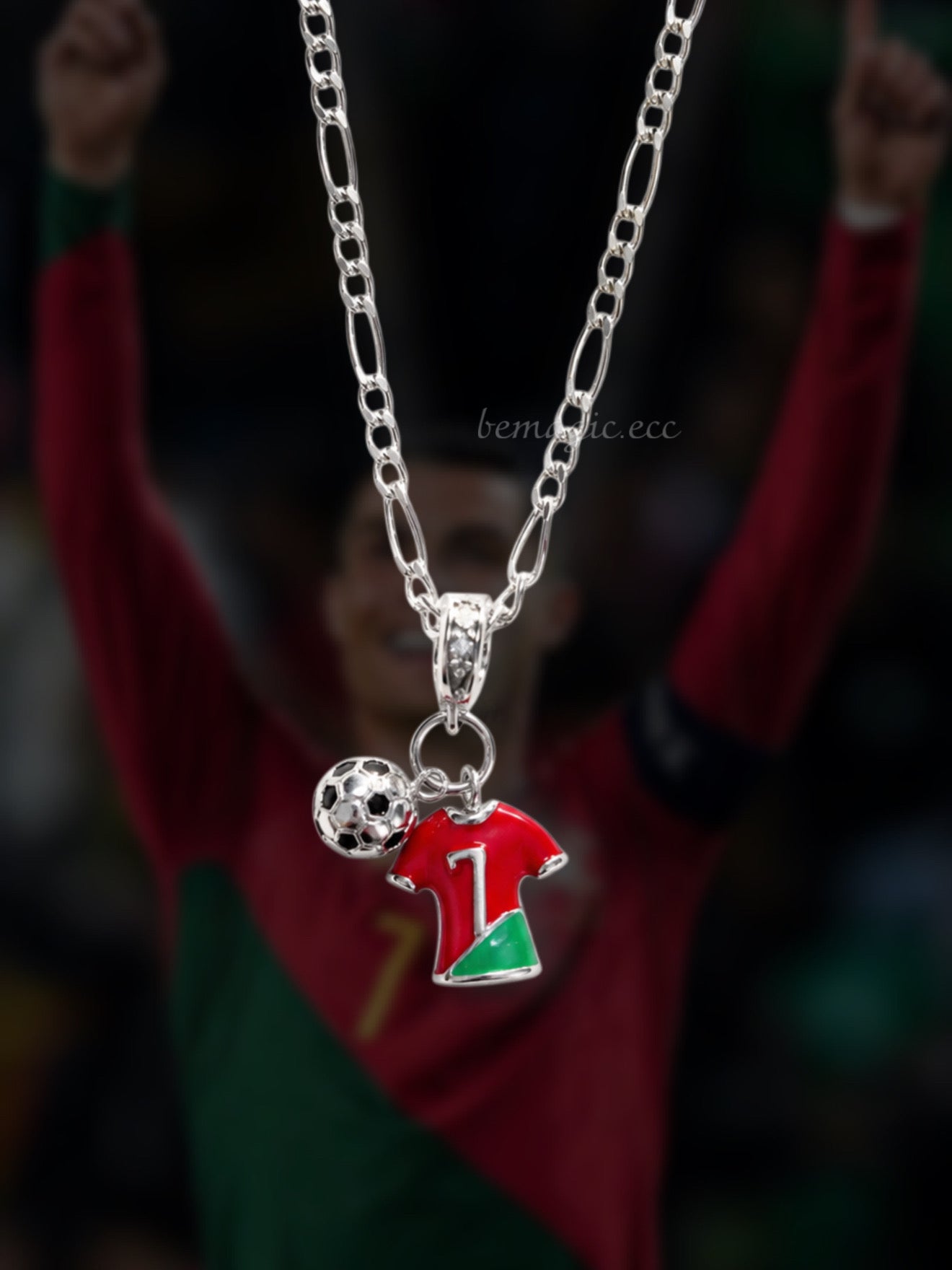 Collar CR7 Plateado ⚽️♥️