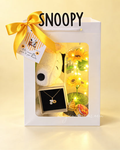 Snoopy y Flores amarillas 🌻💛