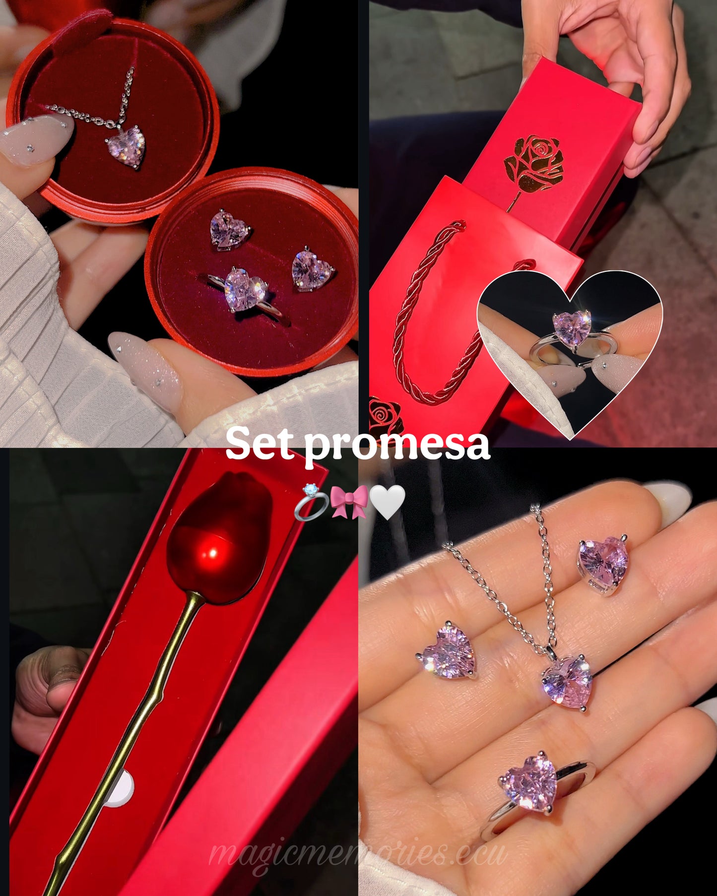 Set promesa Amor en Navidad 🎀🎄💍