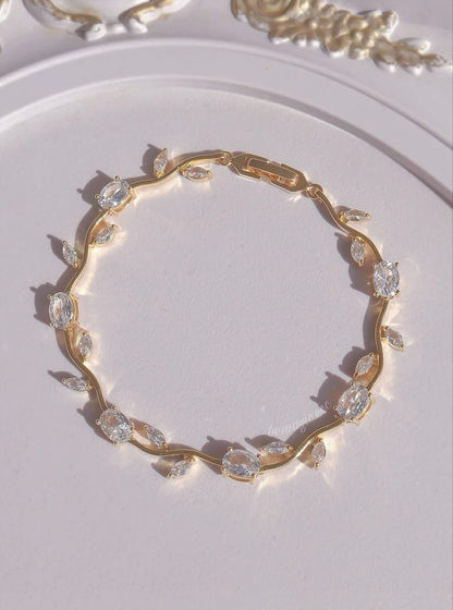 Brazalete de tulipanes Cristal ✨🌷