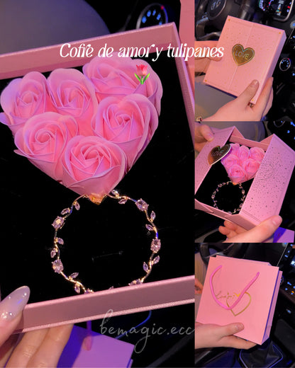 Cofre amor y tulipanes 🌷💘