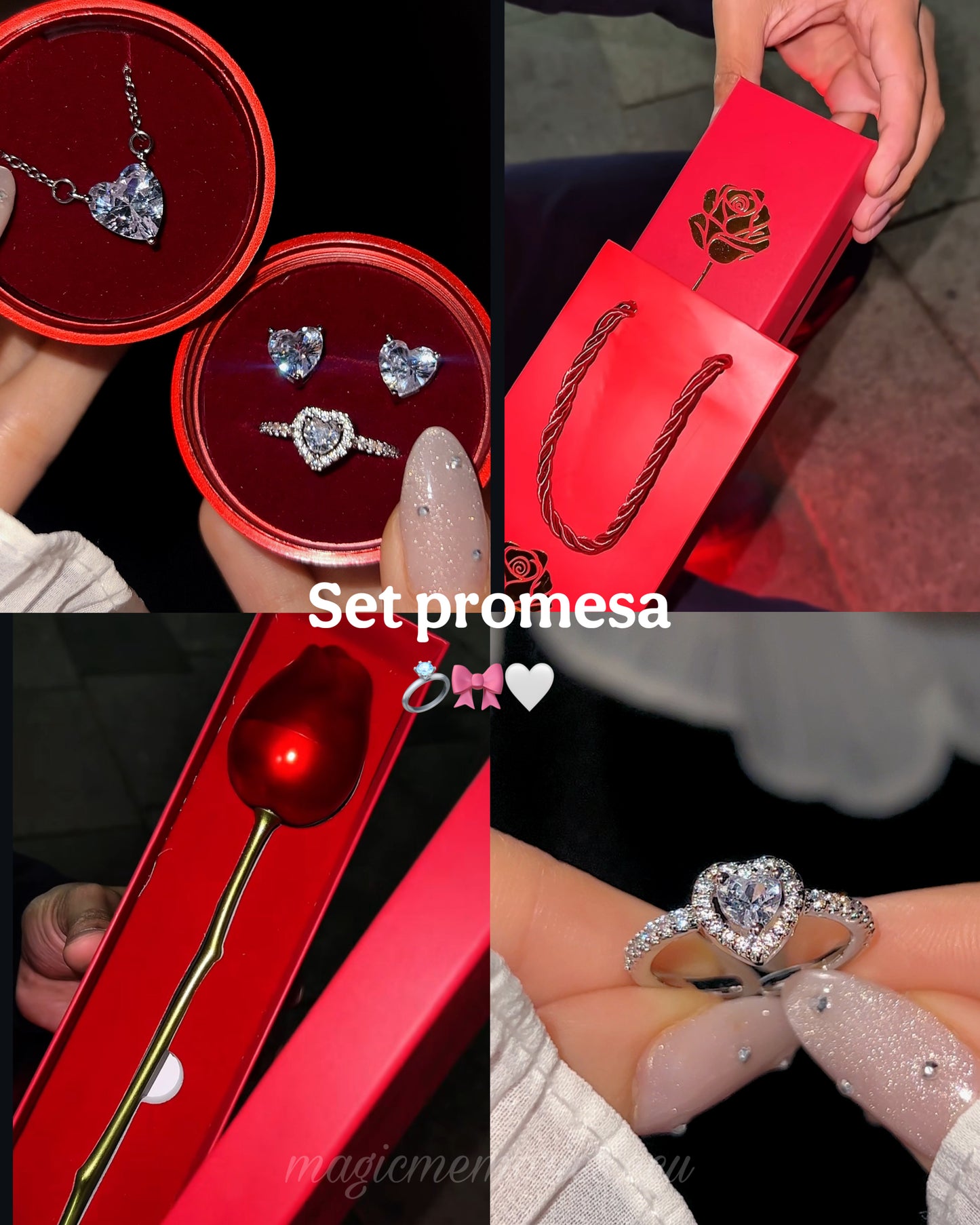 Set promesa Amor en Navidad 🎀🎄💍