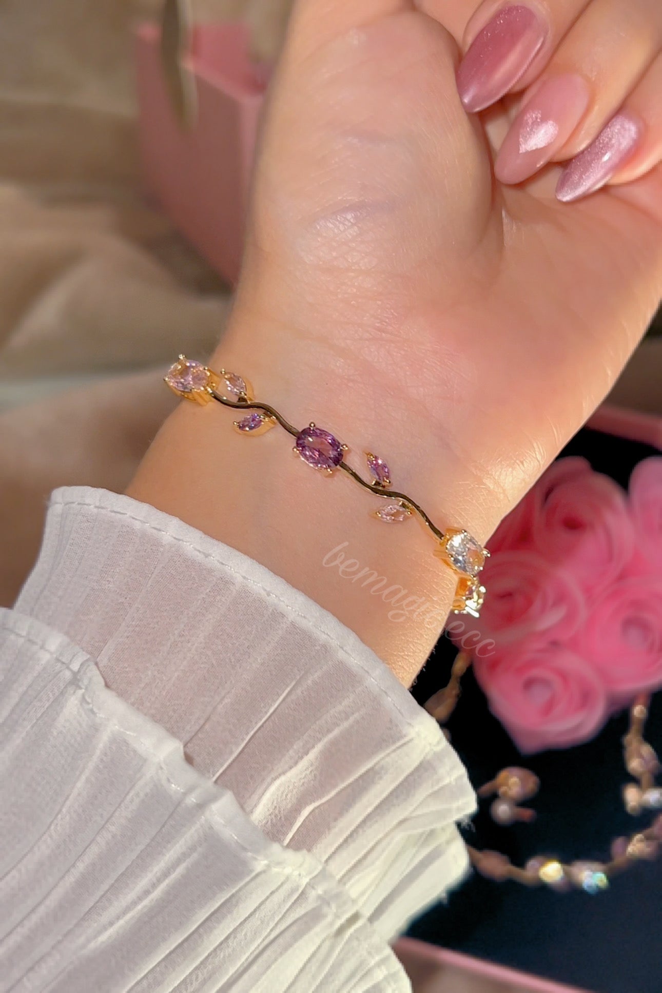 Tulips for Valentines 🌷 Set Rosado, Lila Dorado