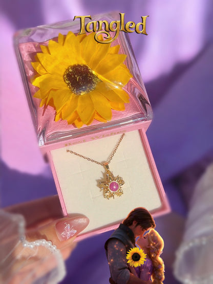 Flor que da Fulgor y Girasol eterno/ Flores Amarillas Rapunzel 🌻💜