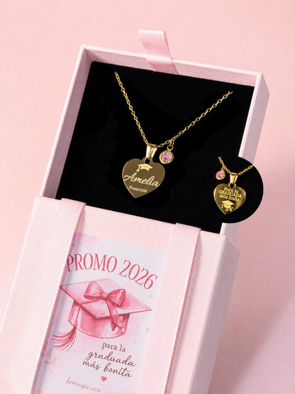 Prom Girly 💖🎀 👩🏻‍🎓 Collar Graduada – Edición Clásica