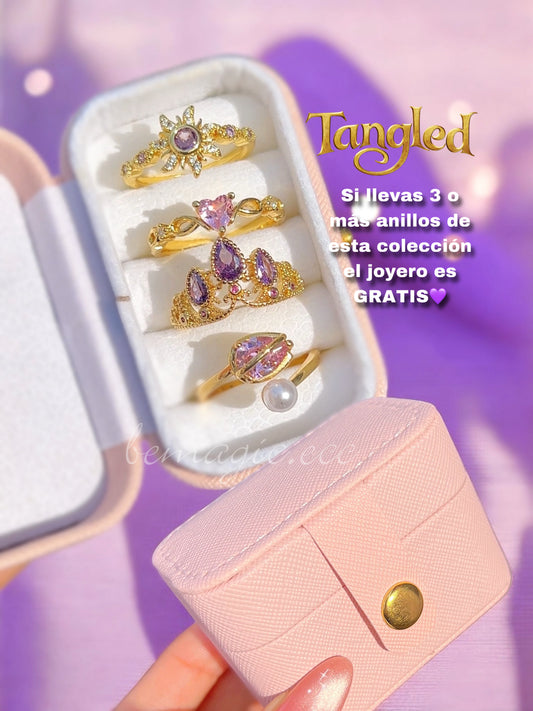 Anillos Rapunzel, Compra 3 y Joyero Gratis 💜☀️