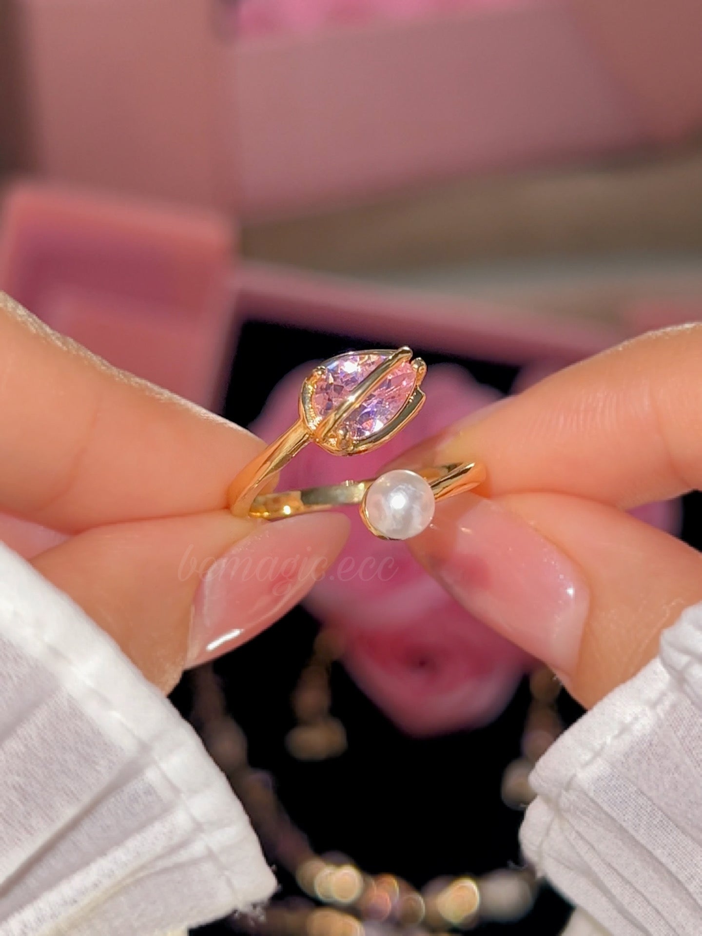 Tulips for Valentines 🌷 Set Rosado, Lila Dorado