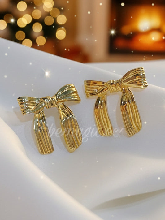 Aretes ribbons Xmas 🎀🎄