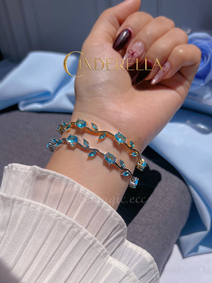 Brazalete de tulipanes Cenicienta 🩵🌷