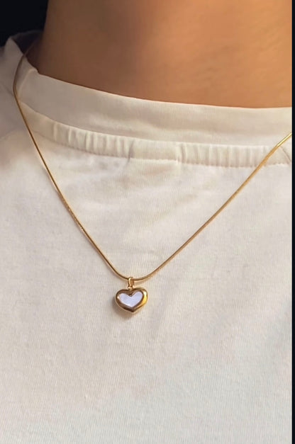 Collar promesa White Heart 💕